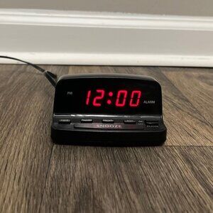 Sharp Model SPC051 Small Digital Alarm Clock Backup Battery - Black